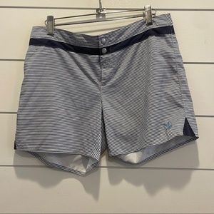 Carve Designs Women’s Swim Shorts Board Shorts Blue Stripe Size 4
